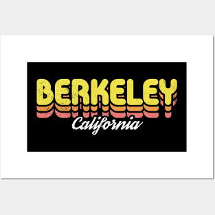 Retro Berkeley California Posters and Art